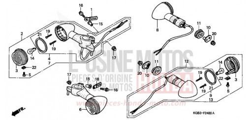 CLIGNOTANT VT125C2Y de 2000
